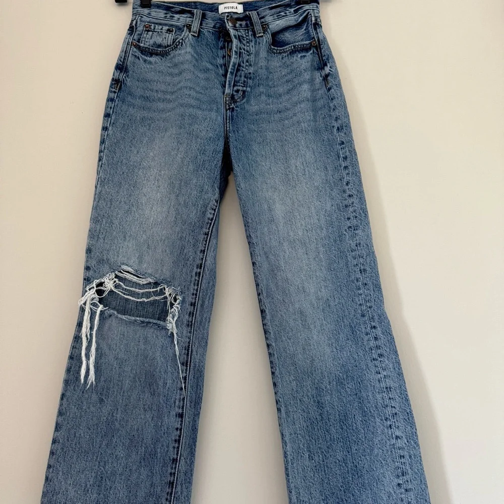Pistola Cassie High Rise Straight Jeans